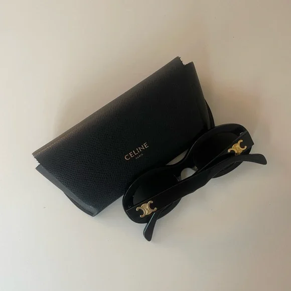 Celine Triomphe Oval Sunglasses 52mm - Picture 2 of 10